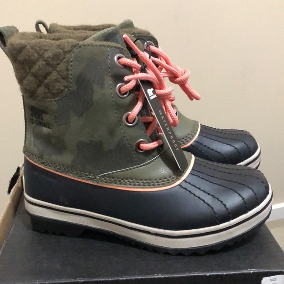 Sorel Slimpack II Lace Winter Snow Boots Girls - Picture 5 of 5